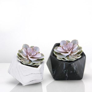 Indoor Ceramic Marble Planter