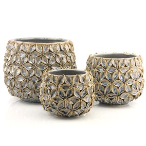 Lotus Ceramic Planter