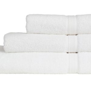 Christy "Serene" Bath Towel Set of 3 in White