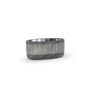 Ceramic Bamboo Ridged Planter
