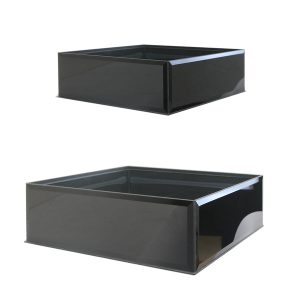 Reversible Black Glass Aquarium