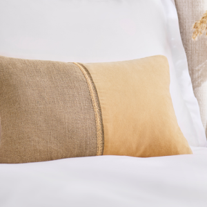 Christy "Menton" Decorative Filled Cushion in Camel
