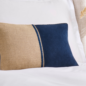 Christy "Menton" Decorative Filled Cushion in Navy