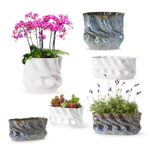 Ocean Tides Planter
