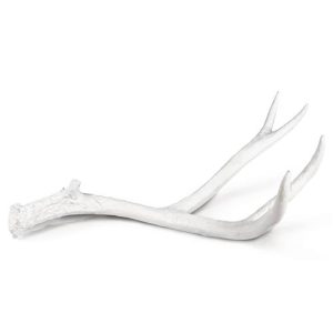 Regina Andrew Rustic Lodge Matte White Aluminum Antler Decorative Sculpture