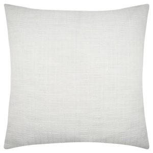 Bethany Modern White Textured Decorative Indoor Outdoor Throw Pillow - 22x22