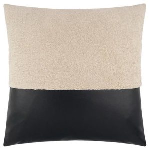 Braxton Modern Classic Cream Feather Down Decorative Throw Pillow - 24x24