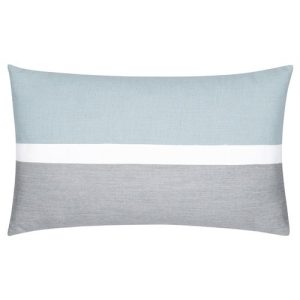 Mono Modern Classic Granite Grey Indoor Outdoor Lumbar Pillow - 12x20