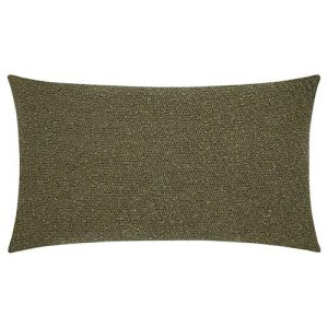 Cleo Modern Classic Green Textured Decorative Lumbar Pillow - 14x24