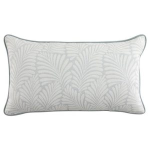 Finn French Light Blue Botanical Indoor Outdoor Lumbar Pillow - 14x24