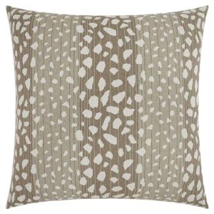 Portia Modern Classic Brown Animal Print Indoor Outdoor Throw Pillow - 22x22
