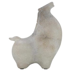 Etruscan Updated Traditional Grey Resin Horse Sculpture III