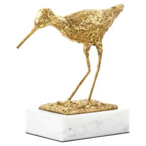 Villa & House Piper Regency Gold Sandpiper Figurine