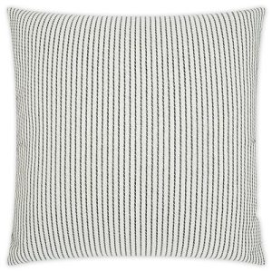 Lea Coastal Beach White Indoor Outdoor Throw Pillow - 22x22